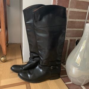 Frye Melissa Seam Tall Riding Boot - BLACK size 9